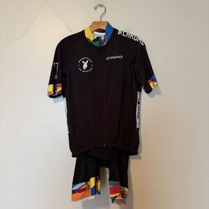 CAPO Cycling Jersey and Bib Shorts Set Zeitgeist Racing San Francisco Women's L